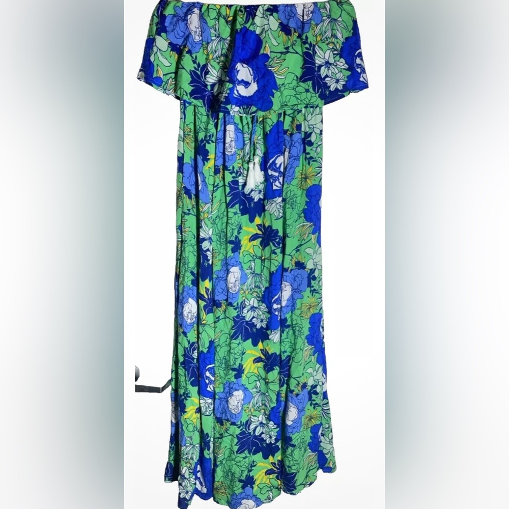 NWT Japna Women’s sleeveless maxi dress w/side slit, Sz Small